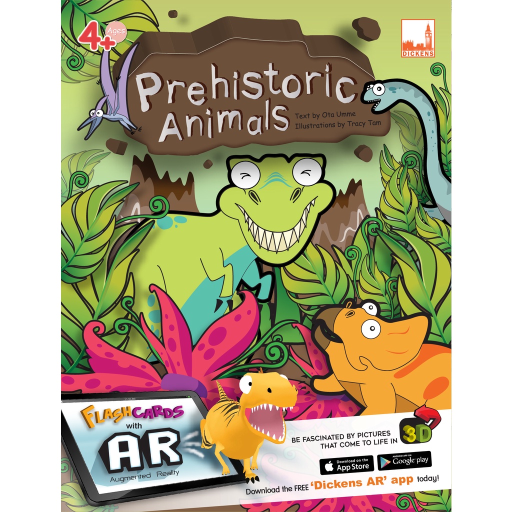 Flash Cards Endangered Prehistoric Animals - English vocabulary Cards ...