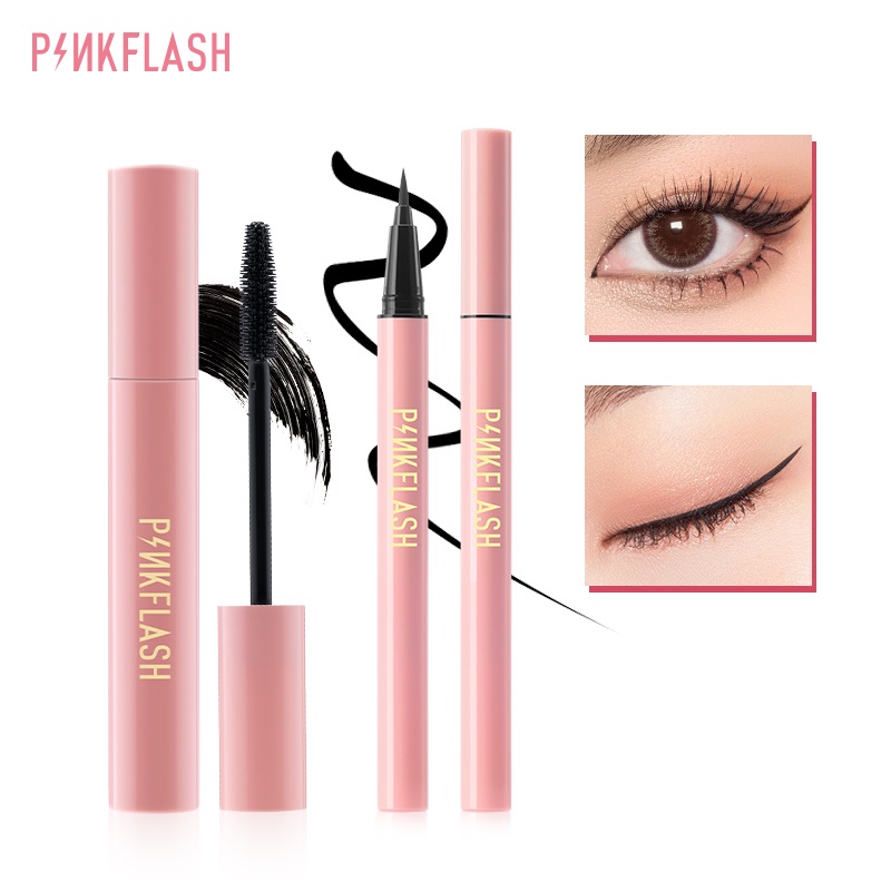 Pinkflash 2PCS Eye Makeup Set Ohmywink Waterproof Pink Mascara ...