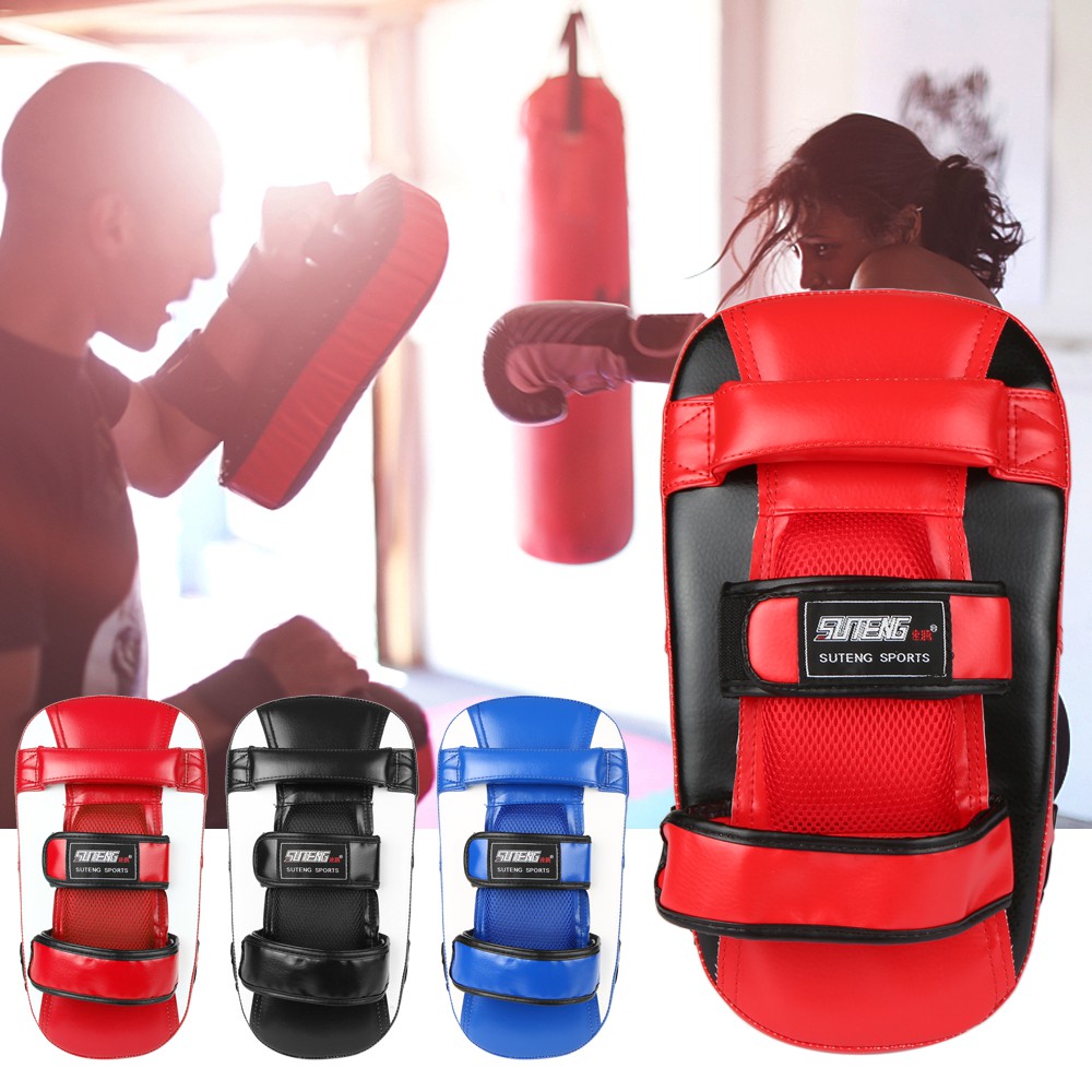 Boxing Training Mitt Punching Pad Hand Target Focus Practice Fight MMA ...