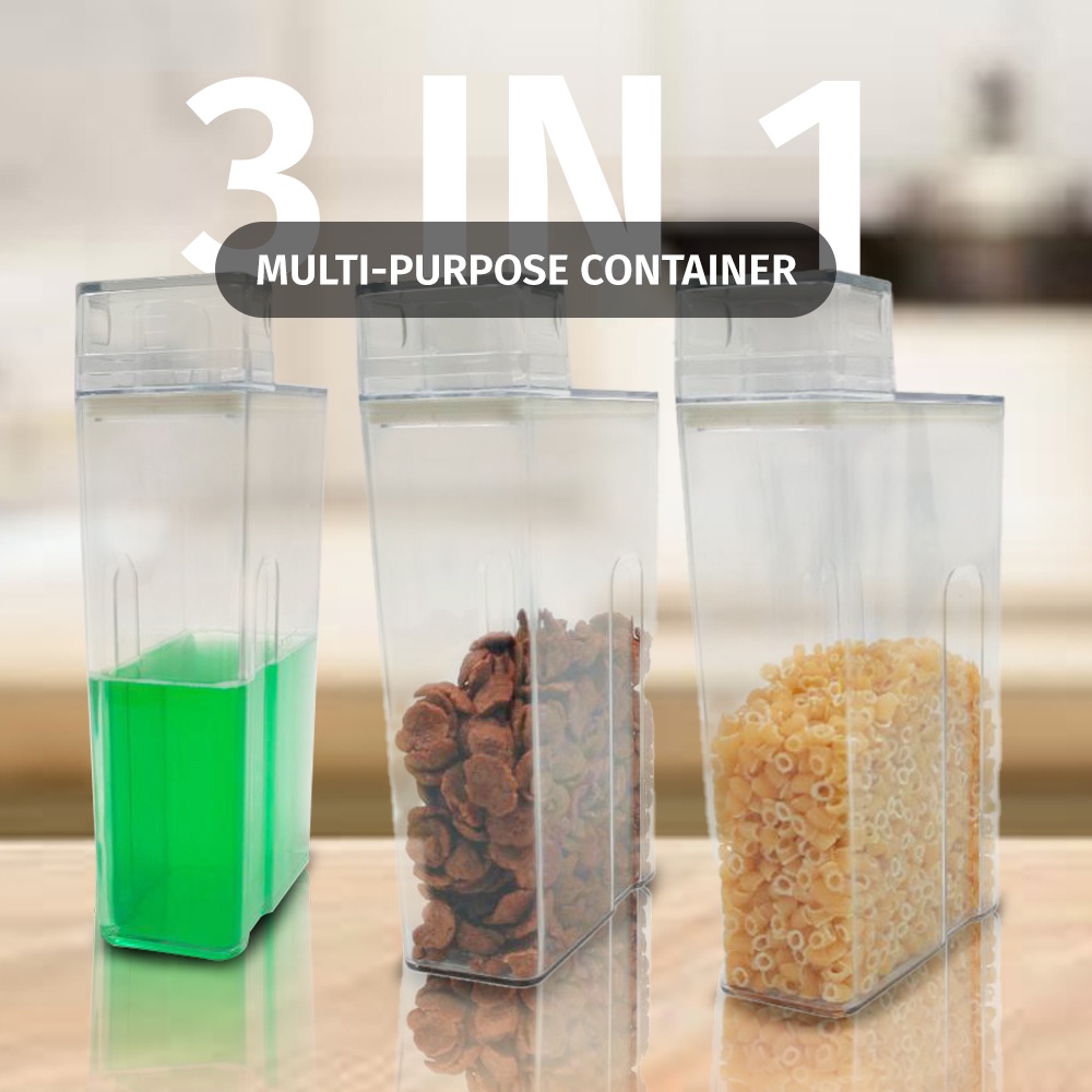 LOCAUPIN 3pcs Multipurpose Laundry Liquid Detergent Refill Jar Kitchen ...