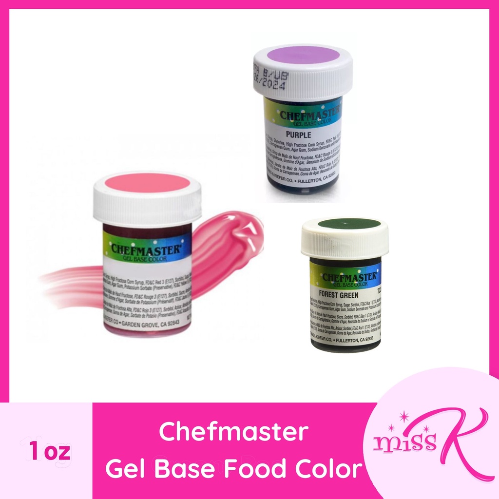Chefmaster Food Coloring | Gel Food Color | 1oz | Shopee Philippines