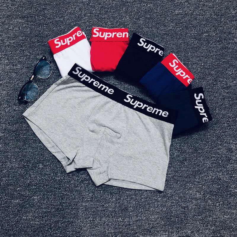 Supreme Underwear Men Short Brief Breathable Cotton Underwear