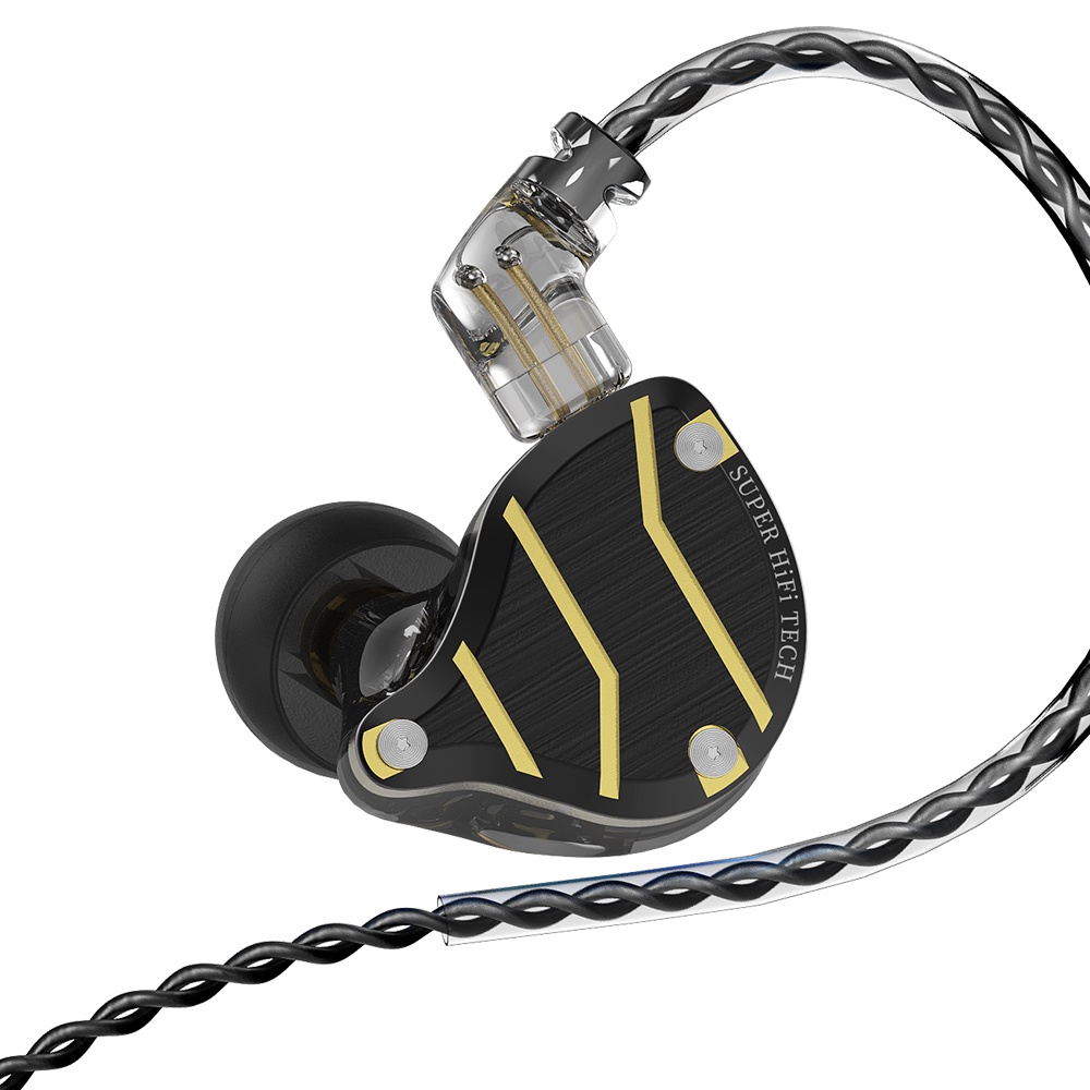 Qkz Zxn Metal Earphones 4BA+1DD Bass Hifi Wired Headset with Noise ...