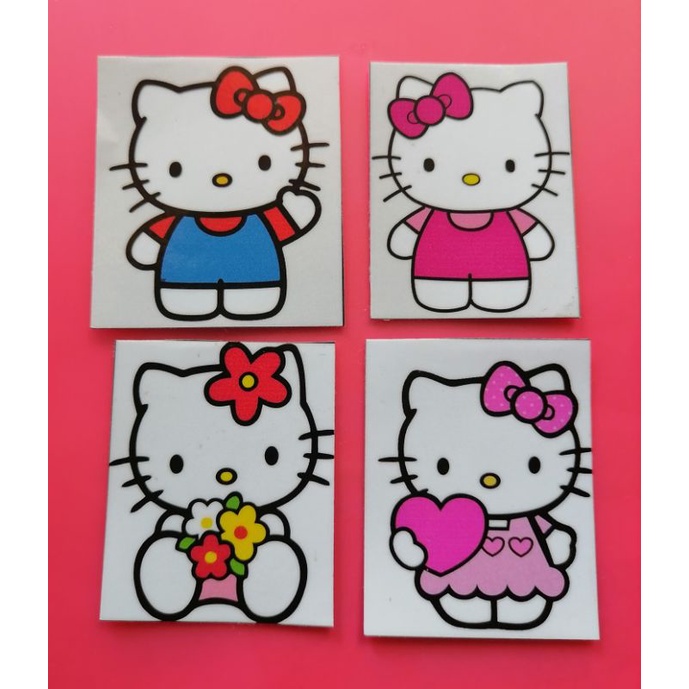 Hello Kitty small stickers (4pcs) | Shopee Philippines