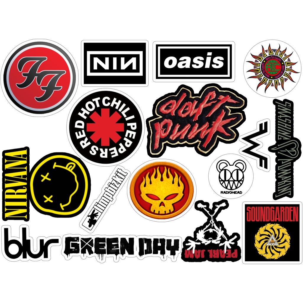 90's Alternative Sticker Pack (10 Stickers) SET 5