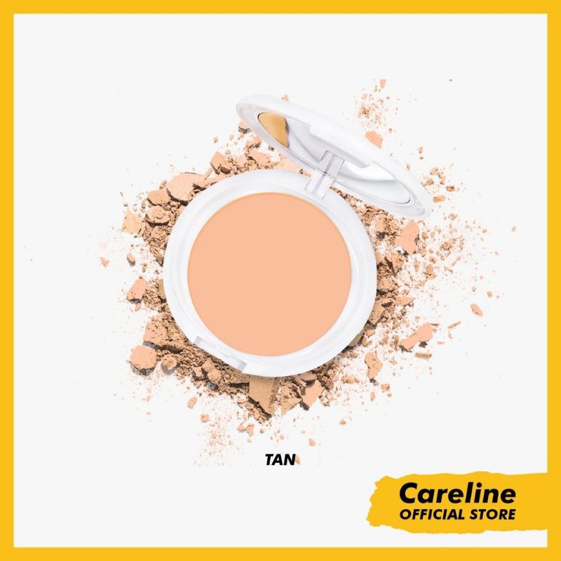CARELINE OIL CONTROL FACE POWDER TAN | Shopee Philippines
