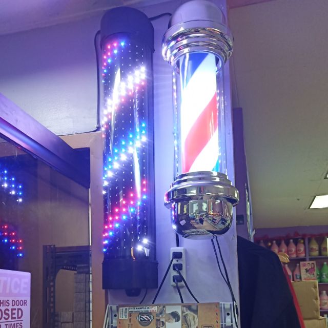 Barbers pole led light Shopee Philippines