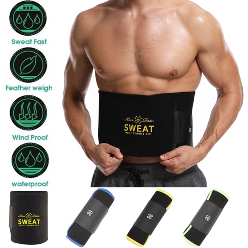 Waist Trimmer Belt Ab Stomach Sweat Band Wrap Weight Loss Fat Burner | Fast  Ship