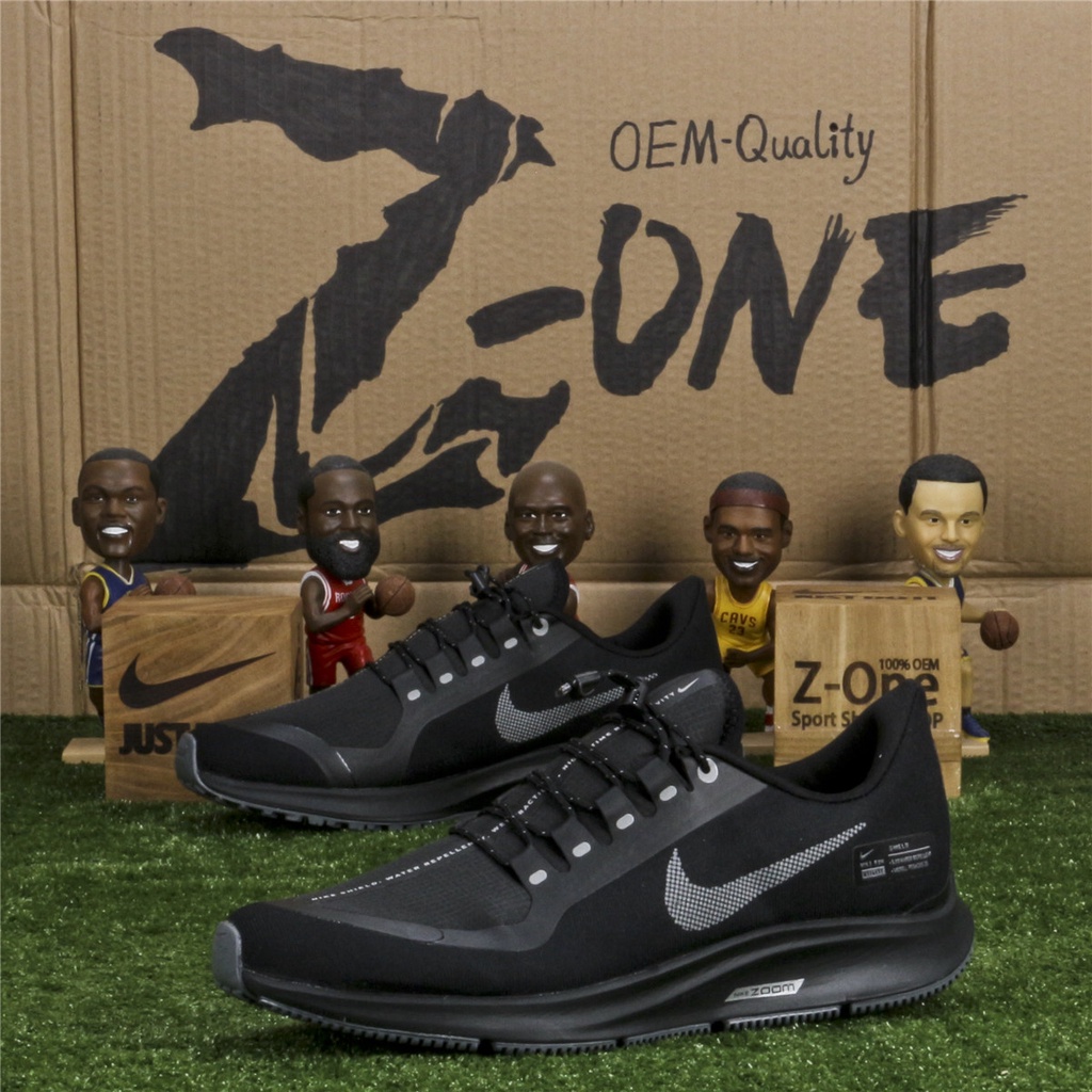 Nike air zoom pegasus best sale 35 black running shoes