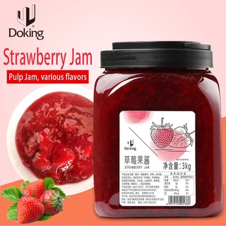 DOKING Jam Strawberry Blueberry Mango Jam for Latte Milktea Frappe ...