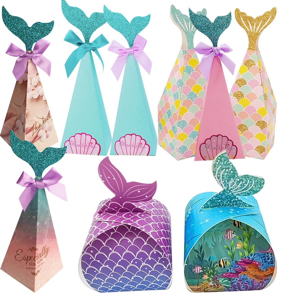 Little Mermaid Birthday Party Treat Bag Under The Sea Themed Goodies ...