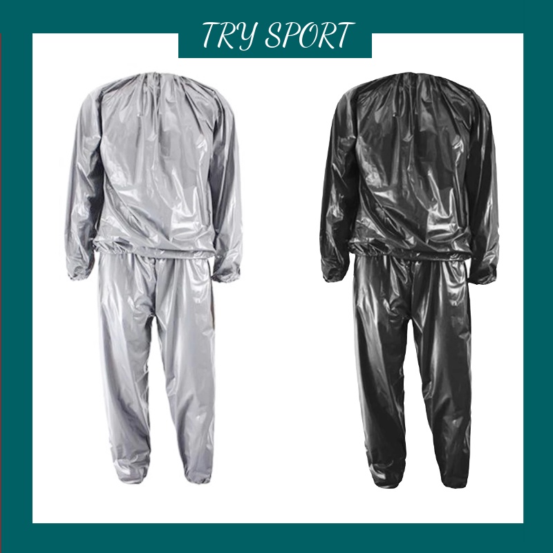 TRY Sauna Suit Fitness Gym Slimming Shaping Heavy Duty Sweat Suit