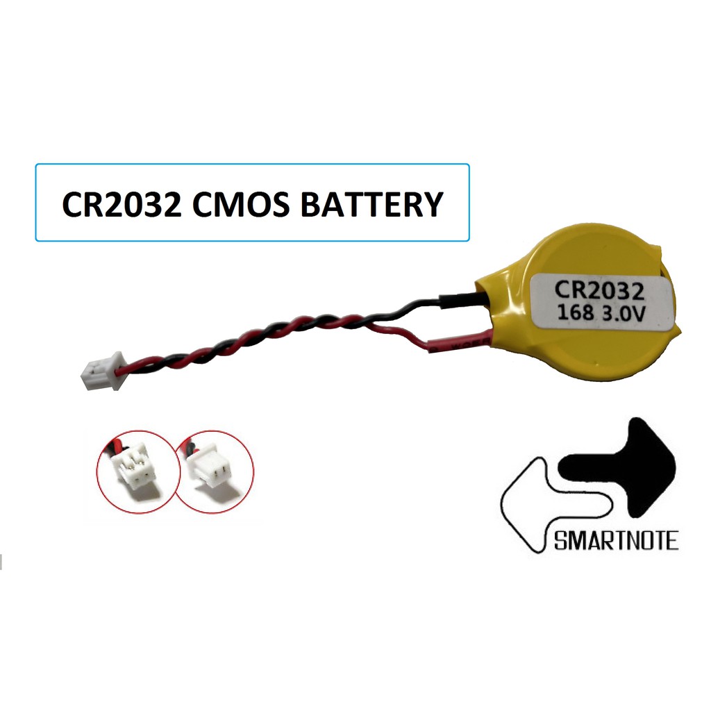 CR2032 CMOS Battery for Laptop with 2Pin Connector Shopee Philippines