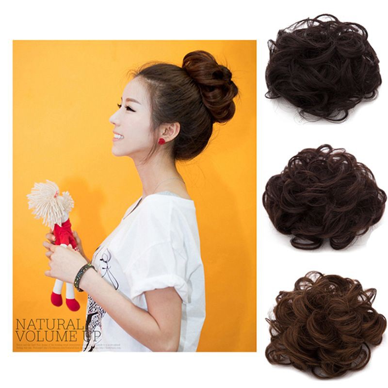 getah rambut palsu rubber band with fake hair | Shopee Philippines