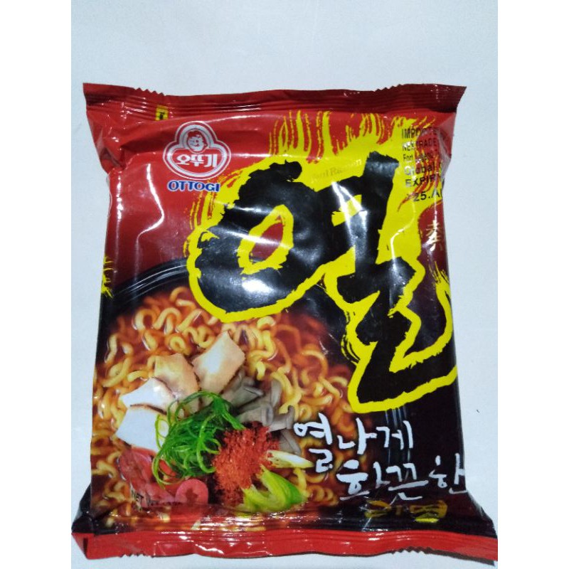 Nongshim Shin Ramyun/ super spicy noodles /Ottogi Yeul Ramen 120g ...