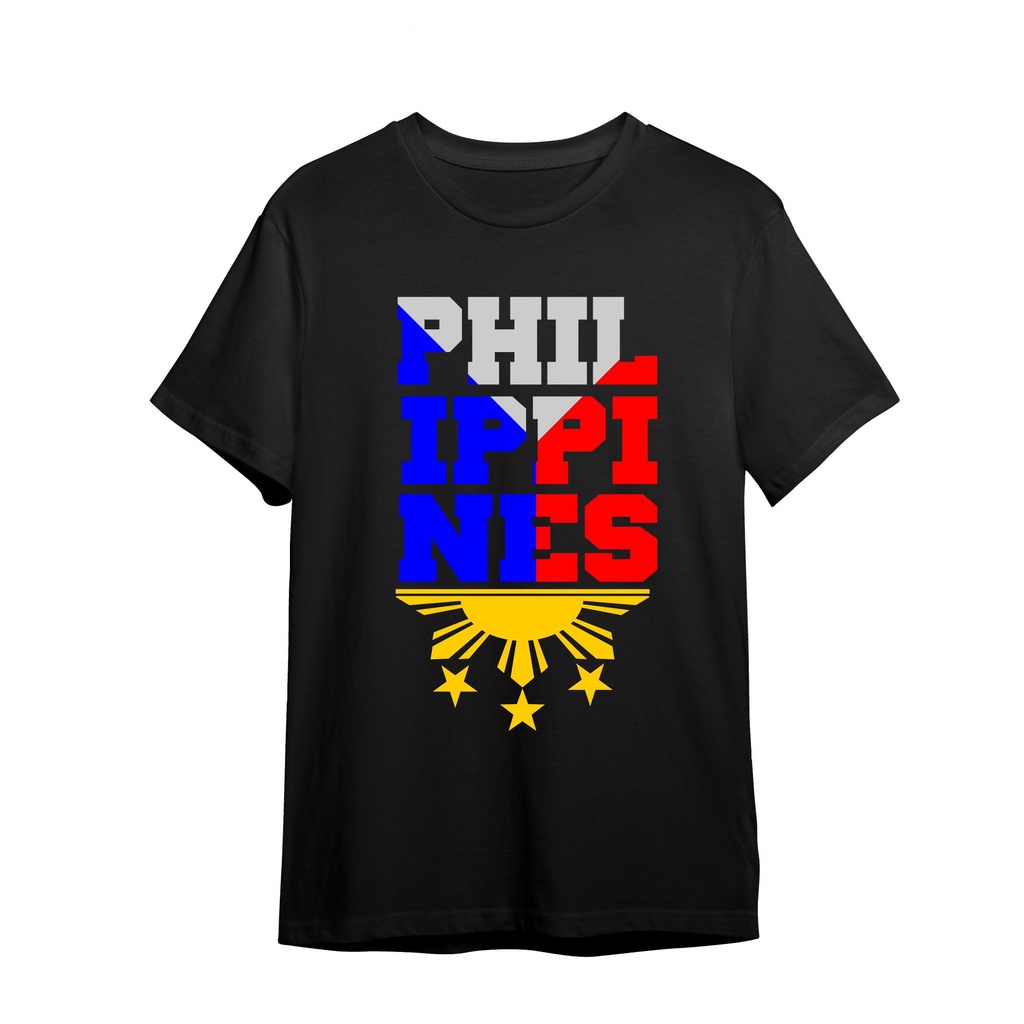 Philippines Printed PH Shirt Adult & Kids round neck Cotton Blend ...