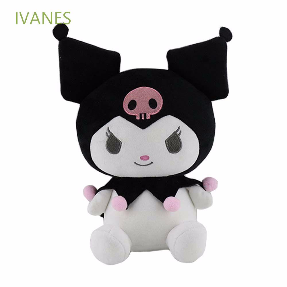 IVANES Cute My Melody Cartoon Plush Dolls Kuromi Pet Pillow Anime