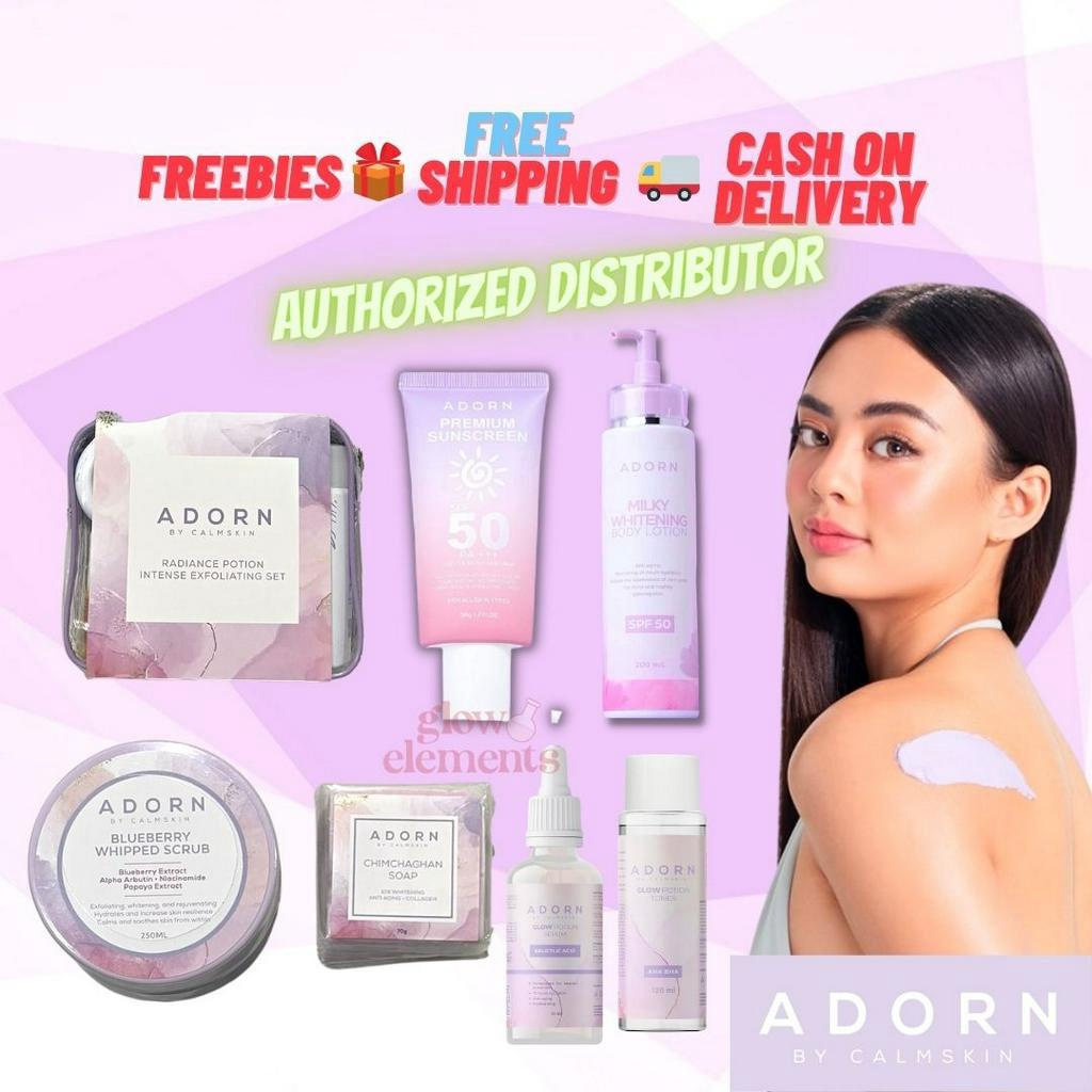 Adorn Sunscreen Blueberry Whipped Scrub Chimchaghan Soap Lotion