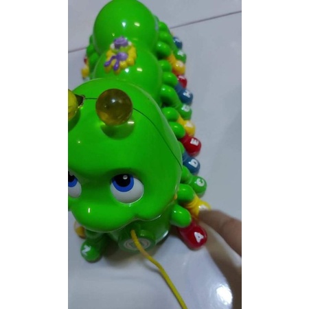 Japan Preloved: LEAP FROG Alphabet Pal Caterpillar Green Learning Pull ...