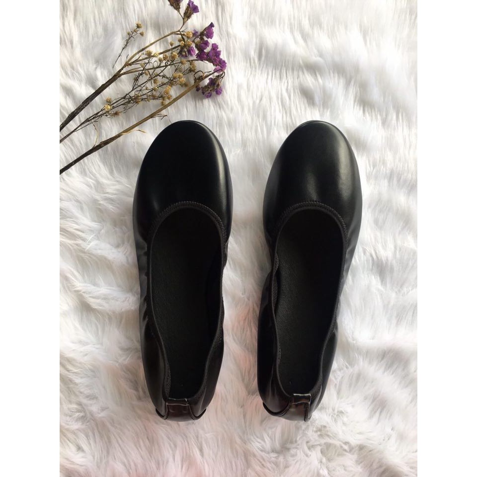 Women's Relaxed Black Ballet Flats - Foldable Shoes Marikina Made (add ...