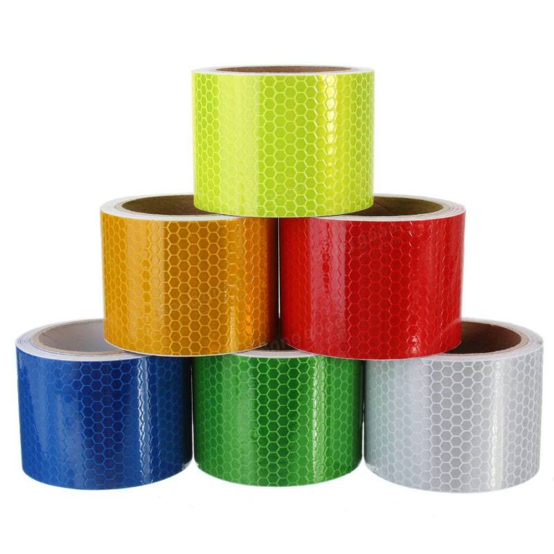 Reflective Sticker 4inch x 50Meters Reflector Sticker Hazard Warning ...