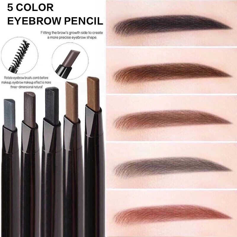 2 In 1 Double Head Eyebrow Pencil Waterproof Eyebrow Pen Cosmetics ...