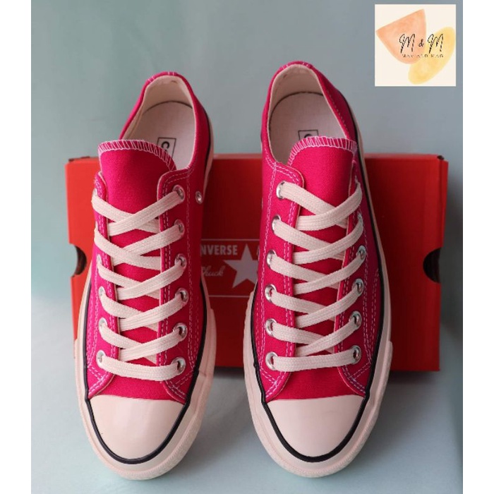 NO BOX* SHADES OF PINK-Hot & Bubblegum-Chuck Taylor Converse Low-Cut  Sneakers-Unisex-Actual Pics | Shopee Philippines