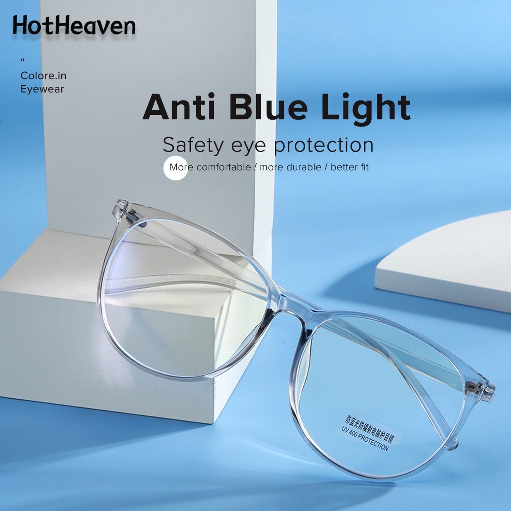 4 Colors Unisex Anti Blue Light Proof Radiation Metal Computer Glasses Women Men Fashion Eye Protection Oval Full Rim Eyewear Shopee Philippines