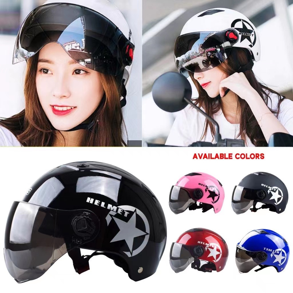 Helmet with bike clearance