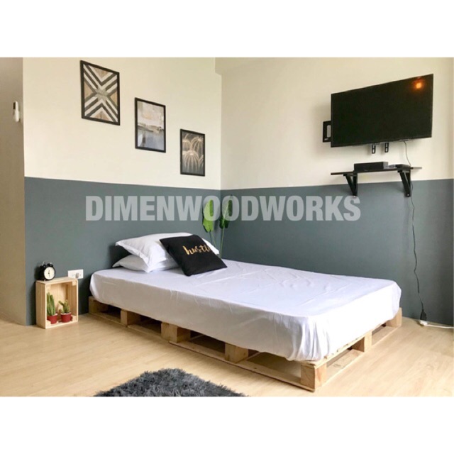 Pallet deals bed single