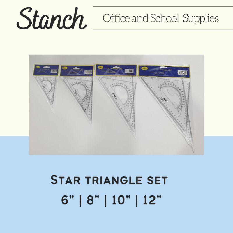 Star Triangle Set 2 piece | Shopee Philippines
