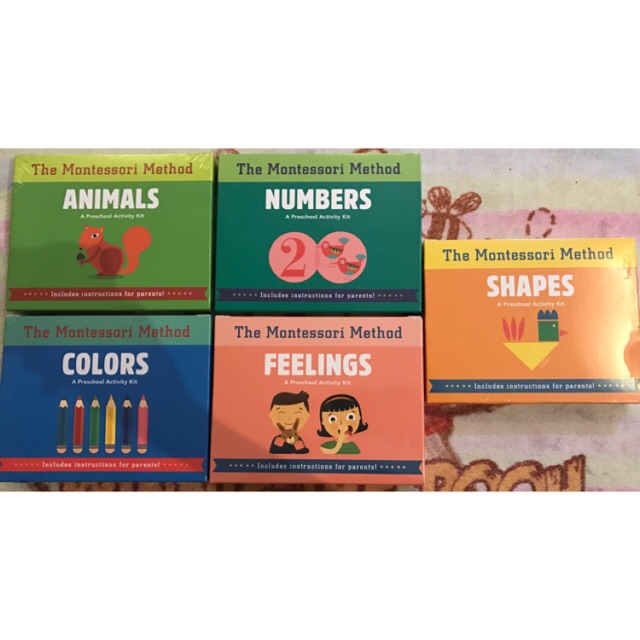The Montessori Method Animal / Colors / Number / Feelings / Shapes ...