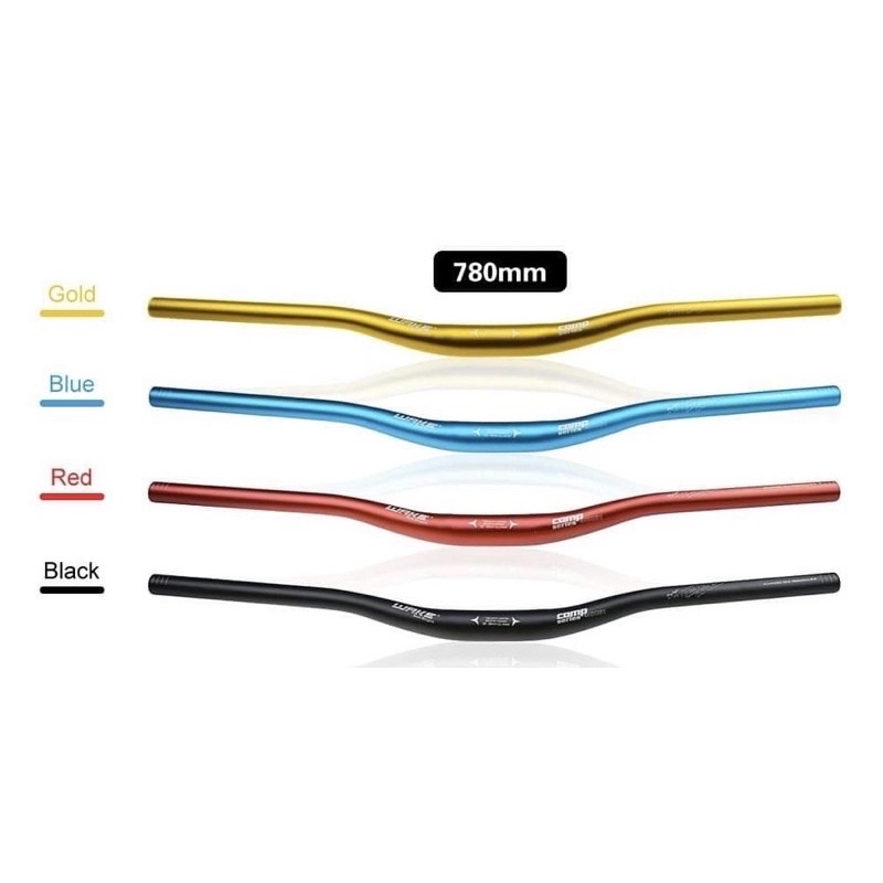 WAKE Mountain Bike Handlebar 780mm Bicycle Ultra Long Bar Aluminum