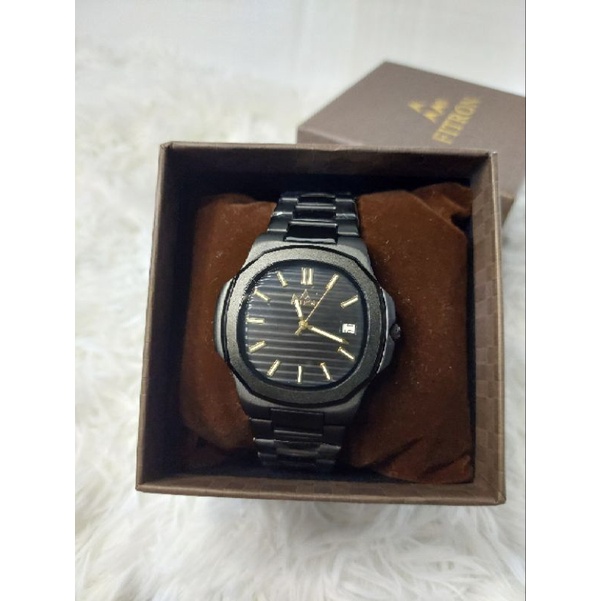 Fitron black outlet watch