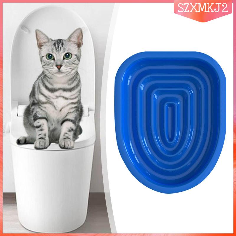 Cat Toilet Home Urinal Seat Potty Cat Toilet Training Set | Shopee ...