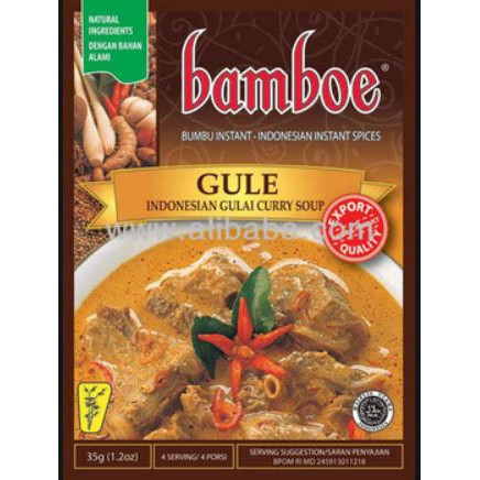Indonesian Instant Seasoning Dish BAMBOE BUMBU Authentic Indonesia ...
