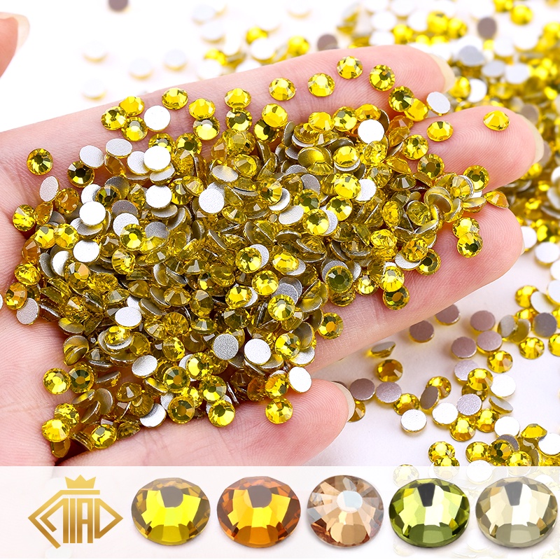 SS6-SS40 Hot Fix Rhinestones Crystal AB Hot Fix Glitter Strass  144pcs-1440Pcs Hot Fix Rhinestone For Diy Fabric Garment Shoe New