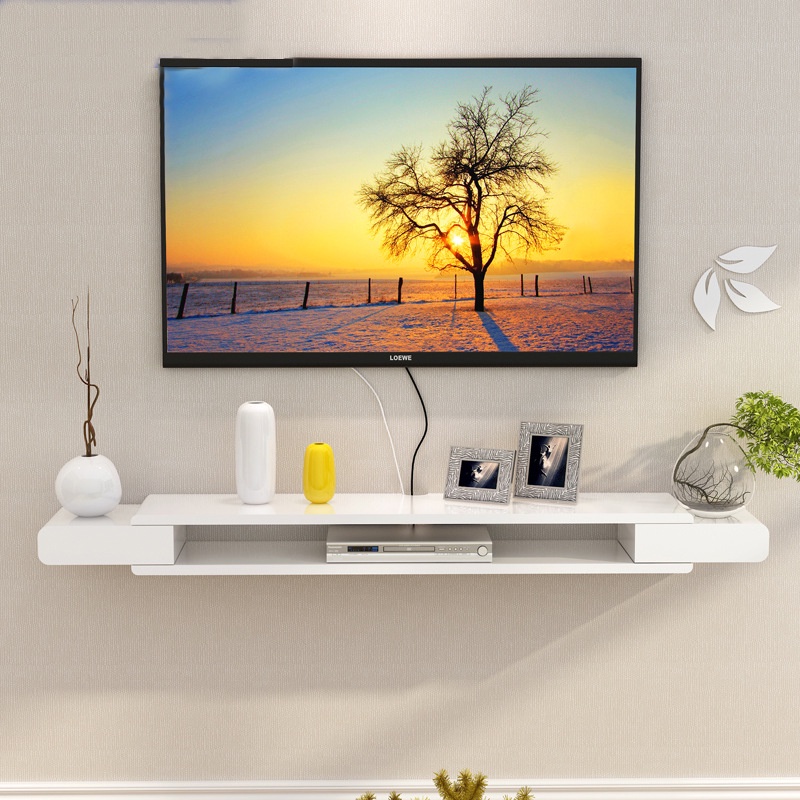 Wallmounted TV settop box rack bedroom wallmounted wall