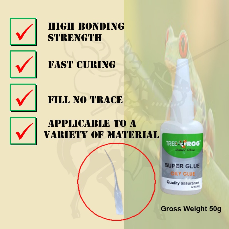 Tree Frog Super Strong Super Glue 50g Shopee Philippines
