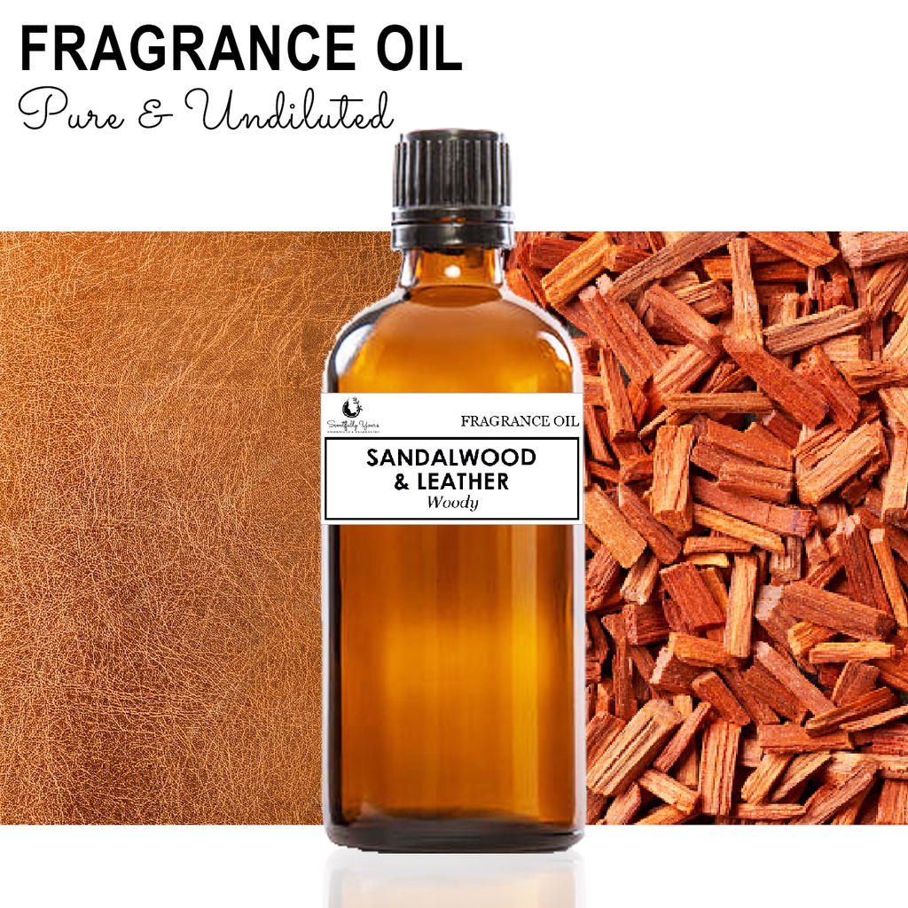 SANDALWOOD & LEATHER - Woody Fragrance Oil (50ml - 100ml) | Shopee ...