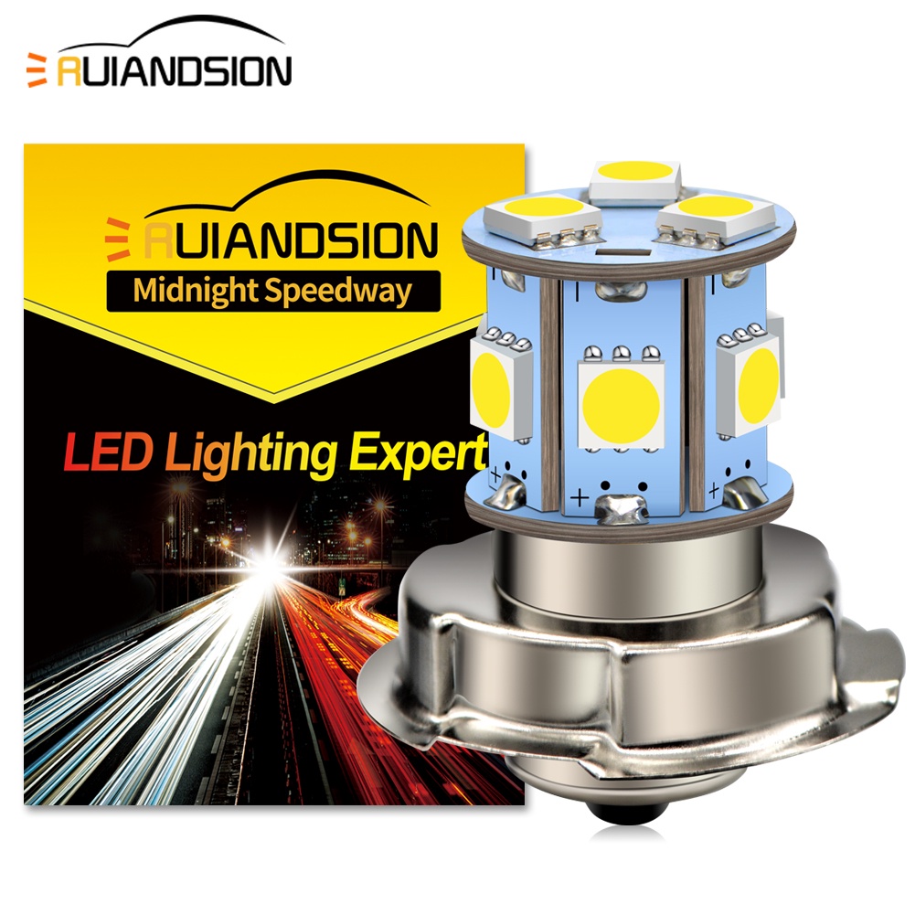 Ampoule LED Moto P26S - 12V 1000lm - Blanc 6000K - Pour Phares De Motocyclettes