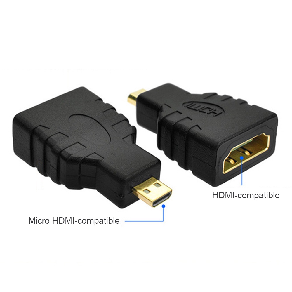 Micro HDMI to HDMI Adapter Converter Male Micro HDMI To Female DMI ...