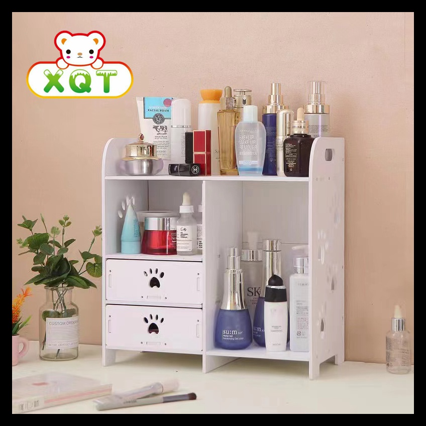 Double Drawer Cosmetic Storage Rack Cosmetic Thread Z134 Shopee   900ddc09d48232b87f9bef7139767d0f