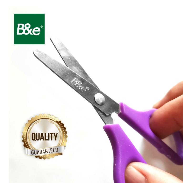 B&E STUDENT SCISSORS/GUNTING SOLID COLOR #4 , #5 ,#7 ONE DOZEN (12PCS ...