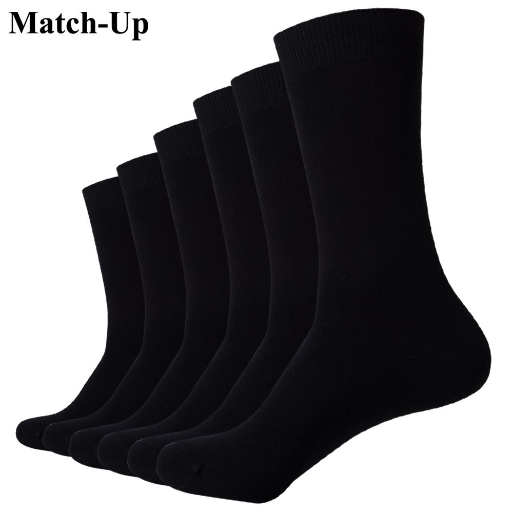 MatchUp Socks New styles men Black Business Cotton socks Wedding socks