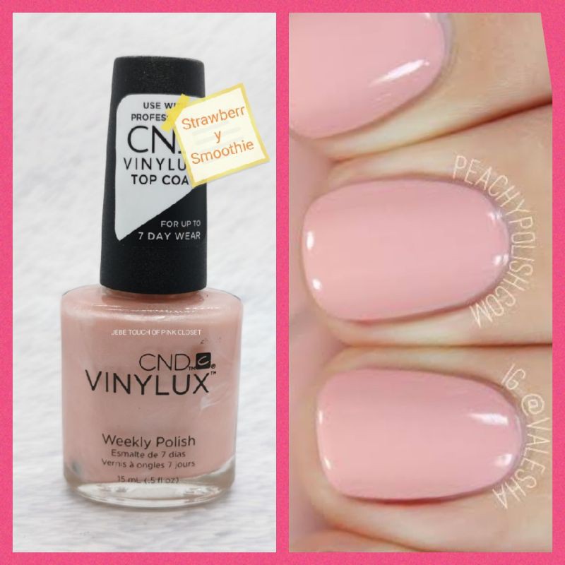COD! CND VINYLUX WEEKLY POLISH-BOUGHT IN US!Strawberry Smoothie ...