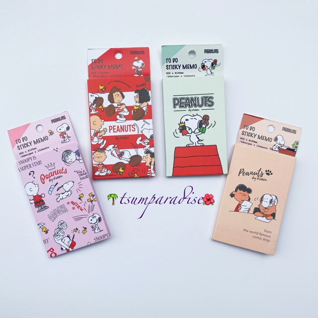 *1pad* Snoopy Peanuts To Do Sticky Memo Notes Notepad Memopad Charlie ...