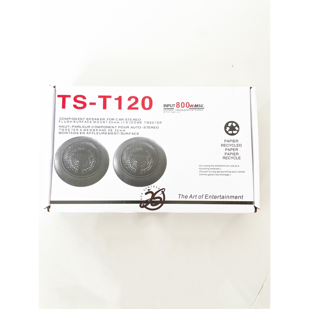Car TWEETER TS-T120 CAR SPEAKER TS T120 CAR AUDIO SPEAKER PIONEER ...