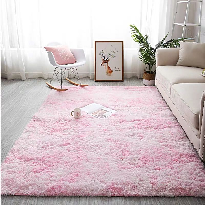 Flower Floor Mat Pink × White Zingaro