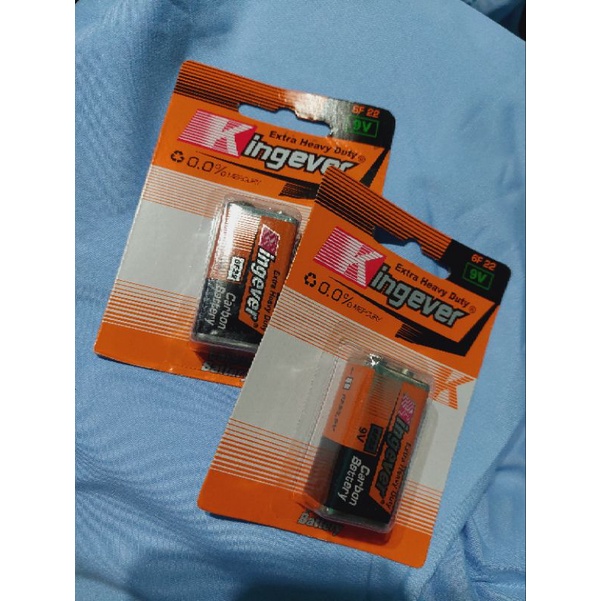 Kingever battery 9v extra heavy duty Shopee Philippines